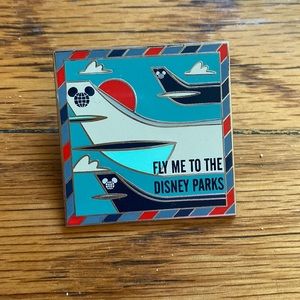 MUST GO Fly Me to the Disney Parks Airplanes Pin